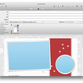 Apple Mail Holiday Stationary Apple Mail Holiday Stationary